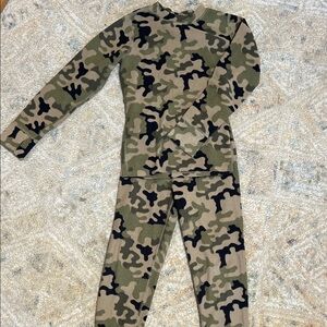 Burton Camouflage Fleece Base Layer Set (or Pajamas)